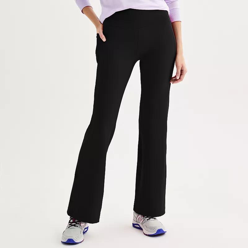 Women's Tek Gear® Ultrastretch Flare Leg Pants, Size: XL, Grey Product Image