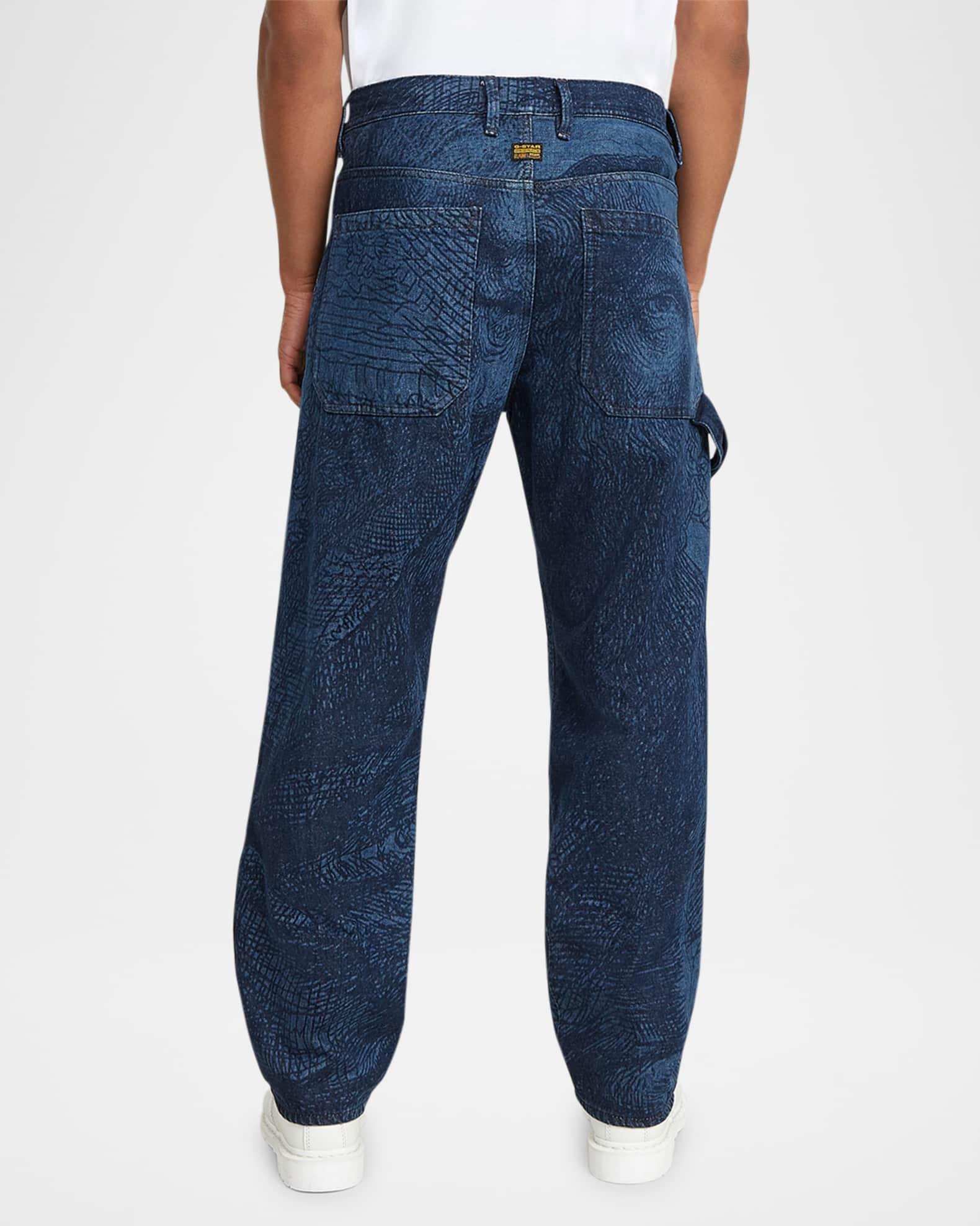 Men's 3D Loose Carpenter Pants Product Image