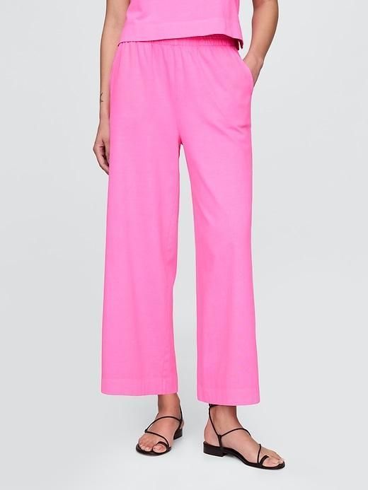Heavyweight Organic Cotton Wide-Leg Pants Product Image