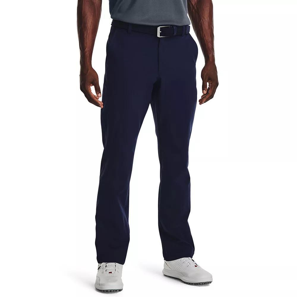 Men's Under Armour Tech Moisture-Wicking Golf Pants, Size: 38X30, Black Navy Product Image