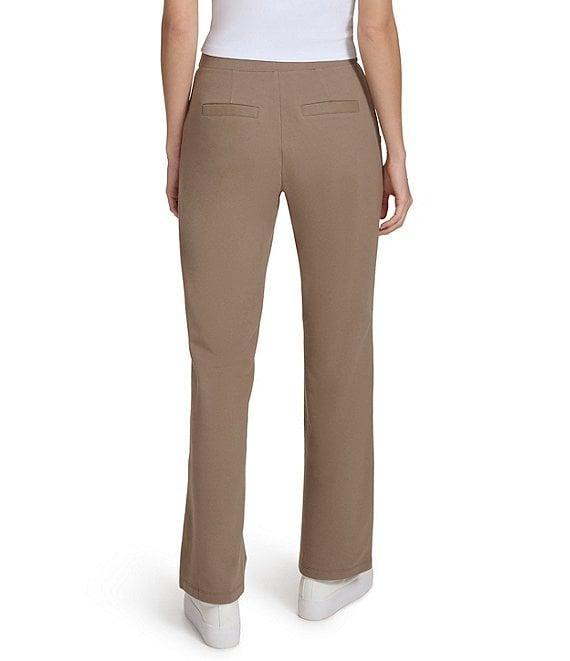 Andrew Marc Sport Knit Twill Kick Flare Pant with Sailor Buttons Product Image