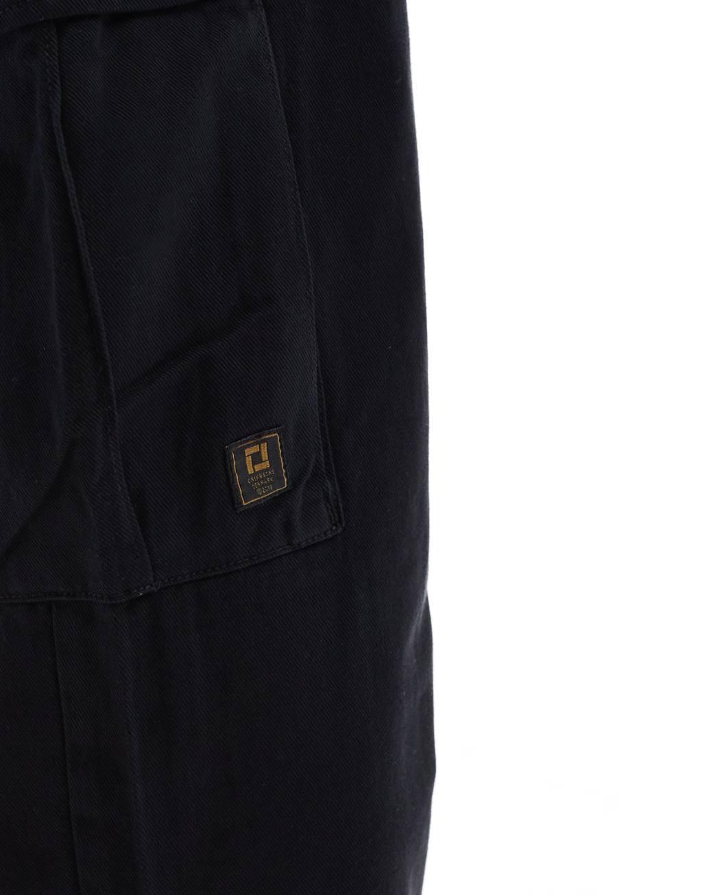 ONLY & SONS loose cargo pants in black Product Image