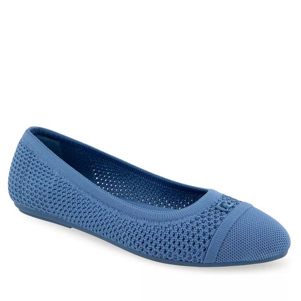 Aerosoles Annelie Women's Knit Ballet Flats, Size: 10, Blue Jean Product Image
