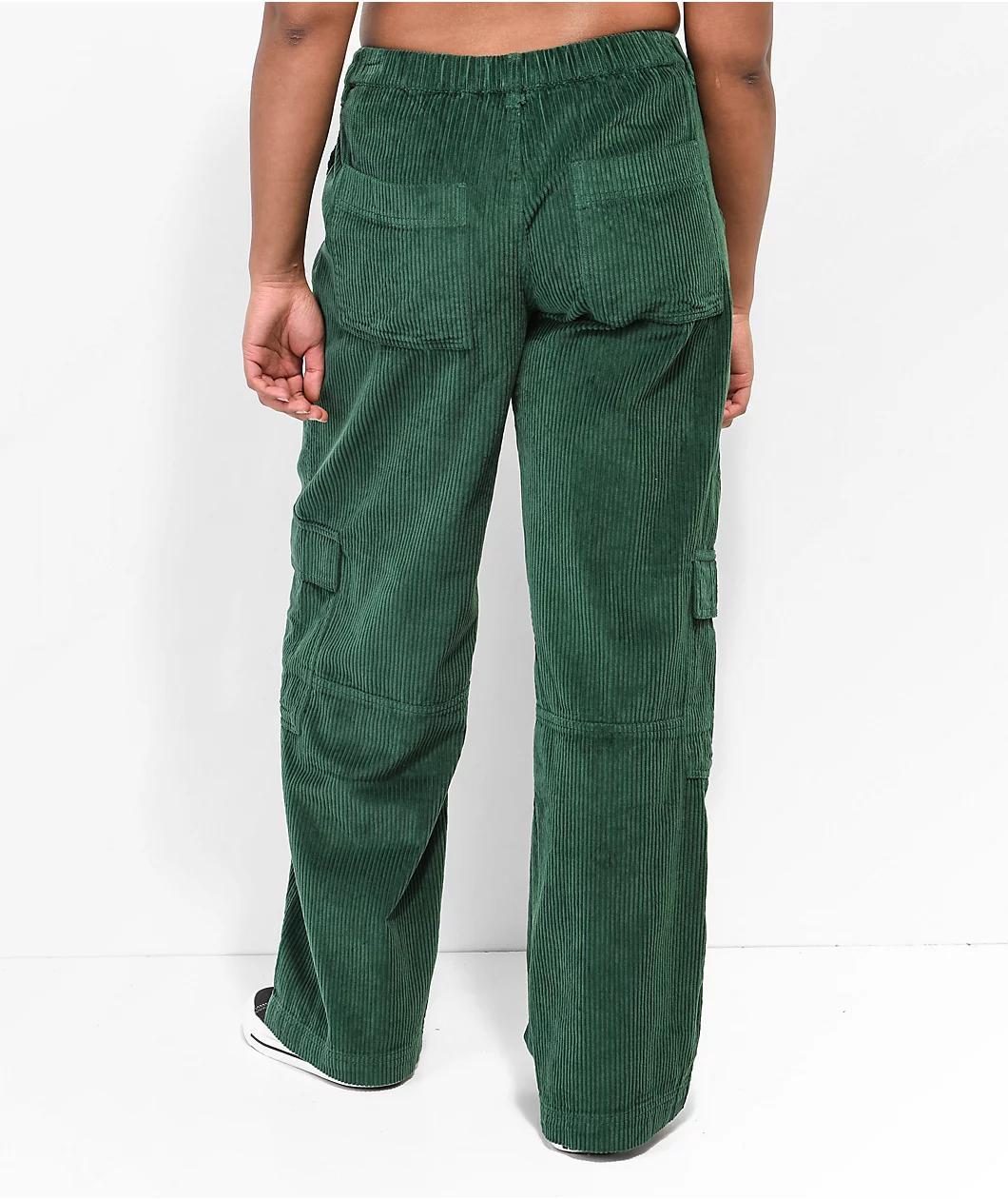 Empyre Darian Hunter Green Cargo Corduroy Skate Pants Product Image