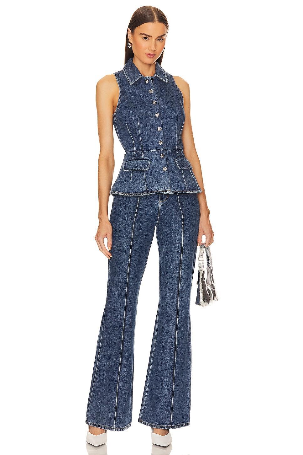 Denim Jumpsuit self-portrait Product Image