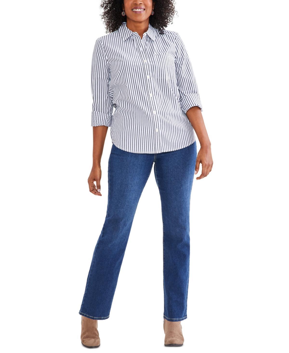 Style & Co Womens High Rise Straight-Leg Jeans, Regular, Short and Long Lengths, Created for Macys Product Image