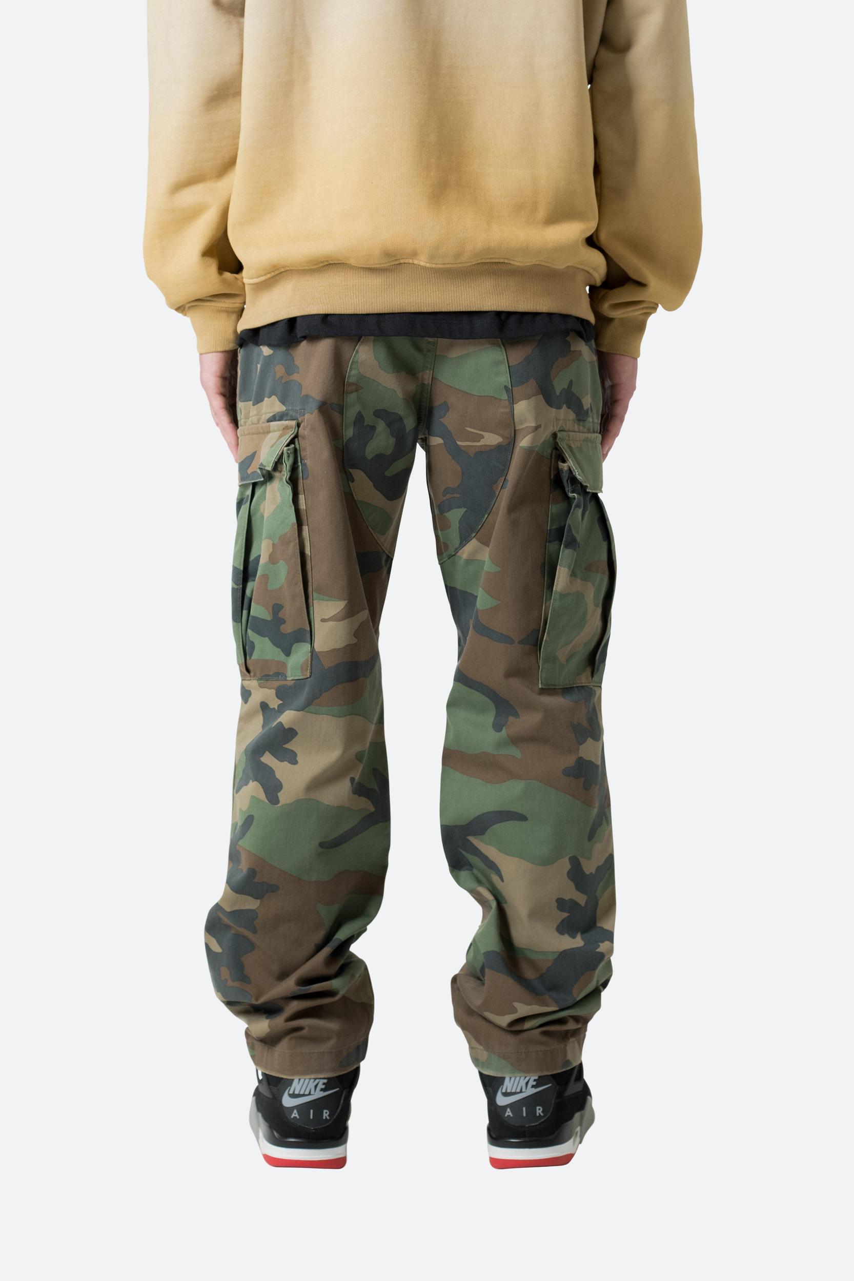 Double Knee Vintage Cargo Pants - Camo Product Image