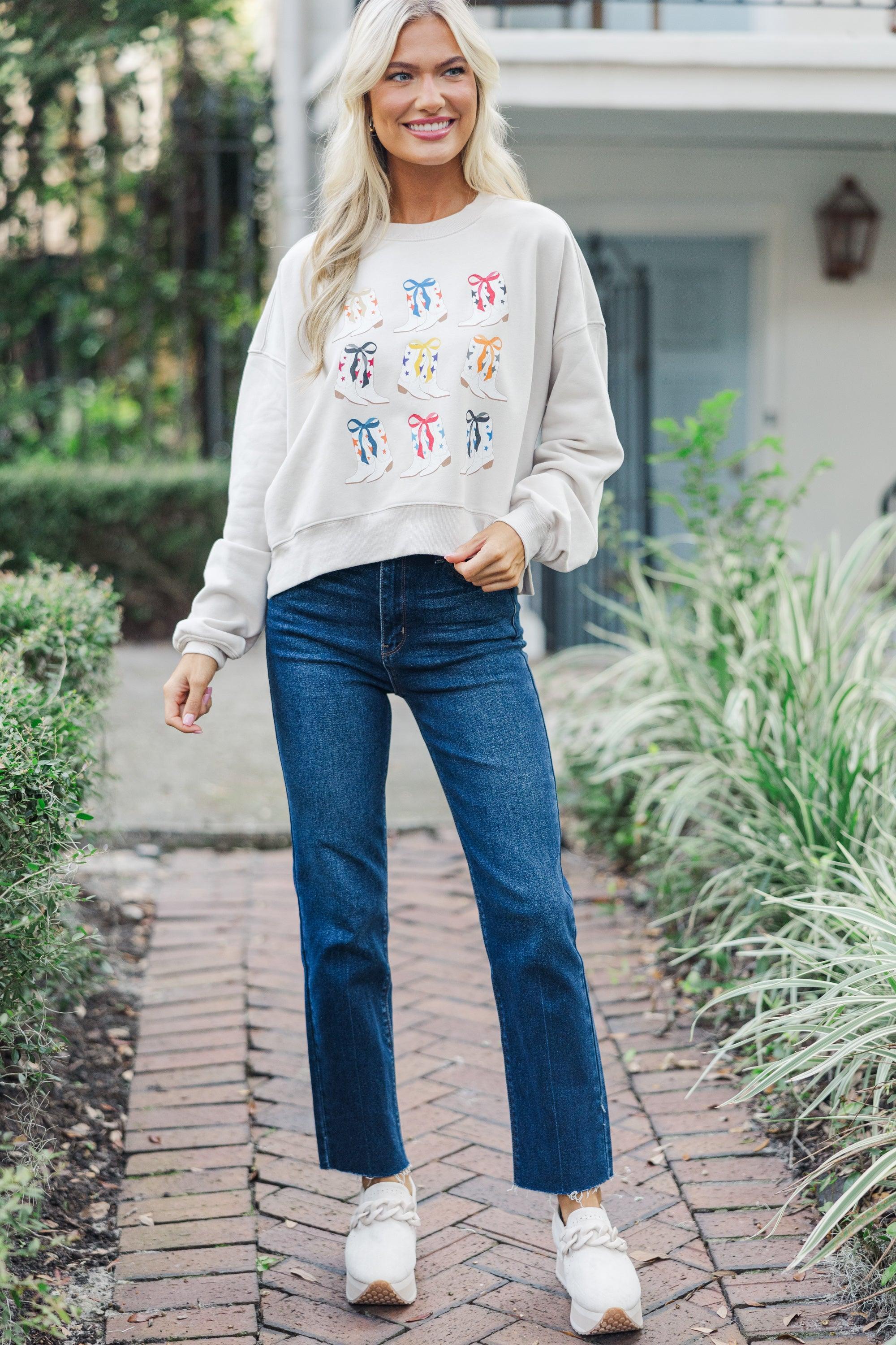 Walk On Bone Graphic Sweatshirt Female Product Image