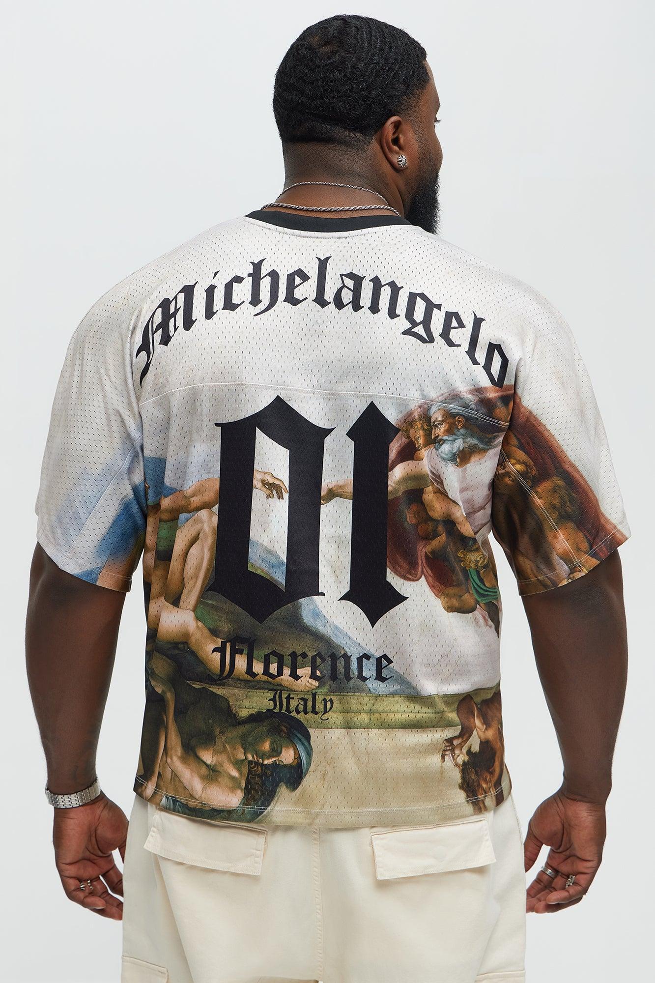 Michelangelo Short Sleeve Jersey - Multi Color Male Product Image