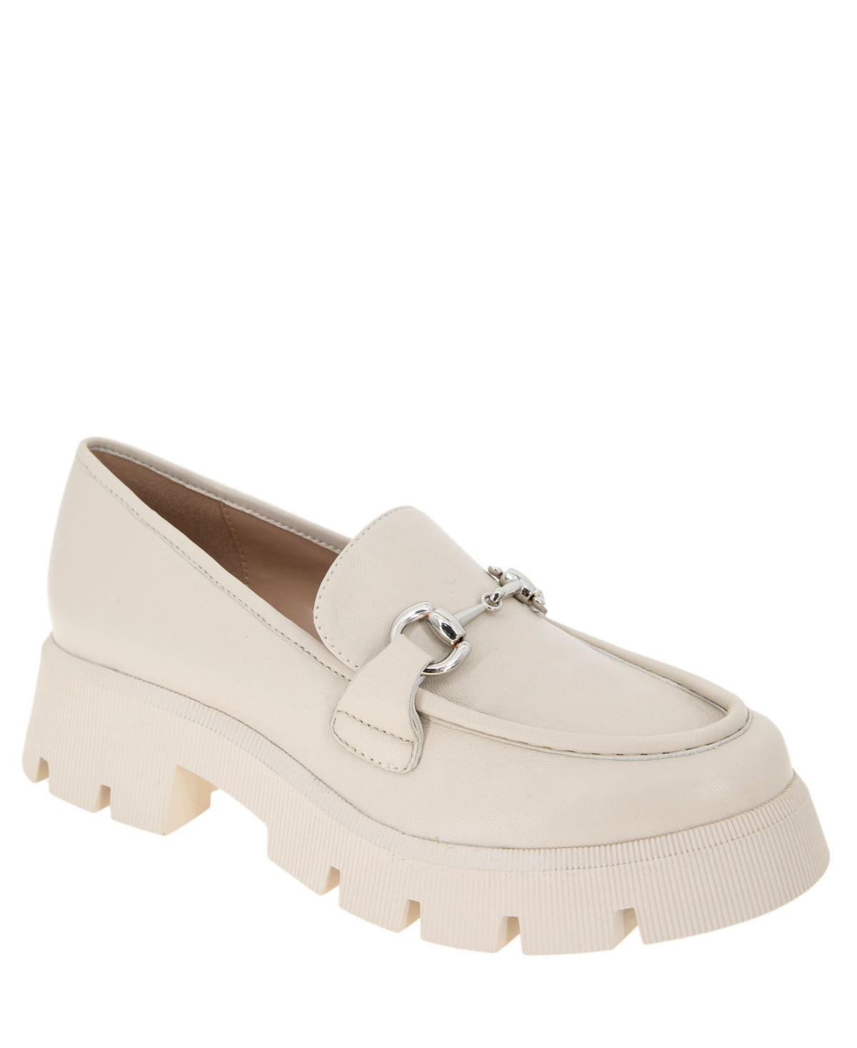 BCBGeneration Raylin Leather Platform Lug Sole Bit Buckle Loafers Product Image