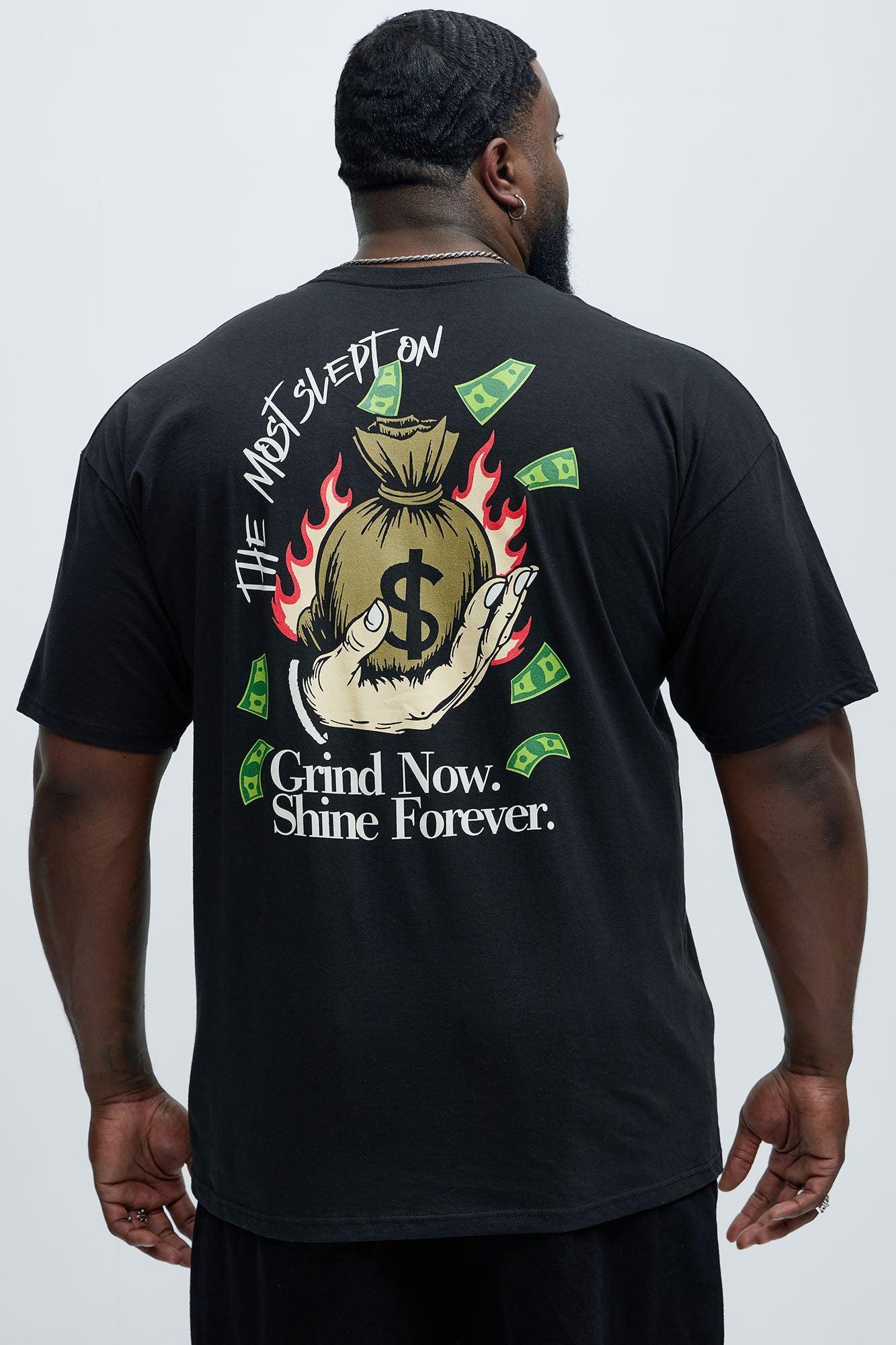 Grind Now Shine Forever Short Sleeve Tee - Black Product Image