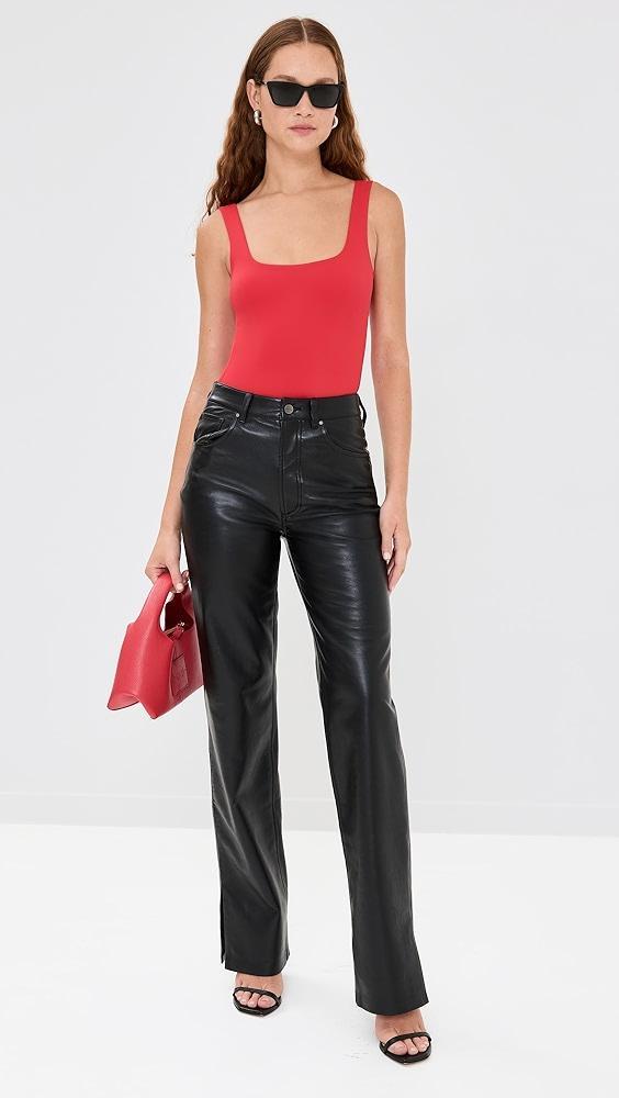 Good American Scuba Modern Tank Thong Bodysuit | Shopbop Product Image