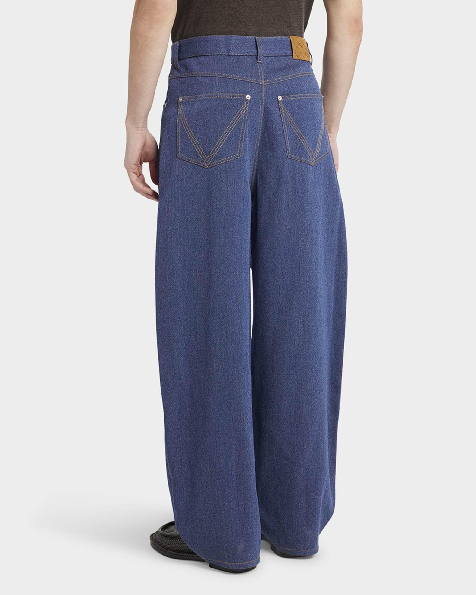 Men's Wide-Leg Drill Trousers Product Image