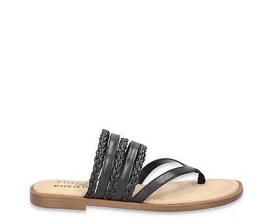 Easy Street Anji Tuscany Women's Thong Sandals, Size: 8 Wide, Black Product Image