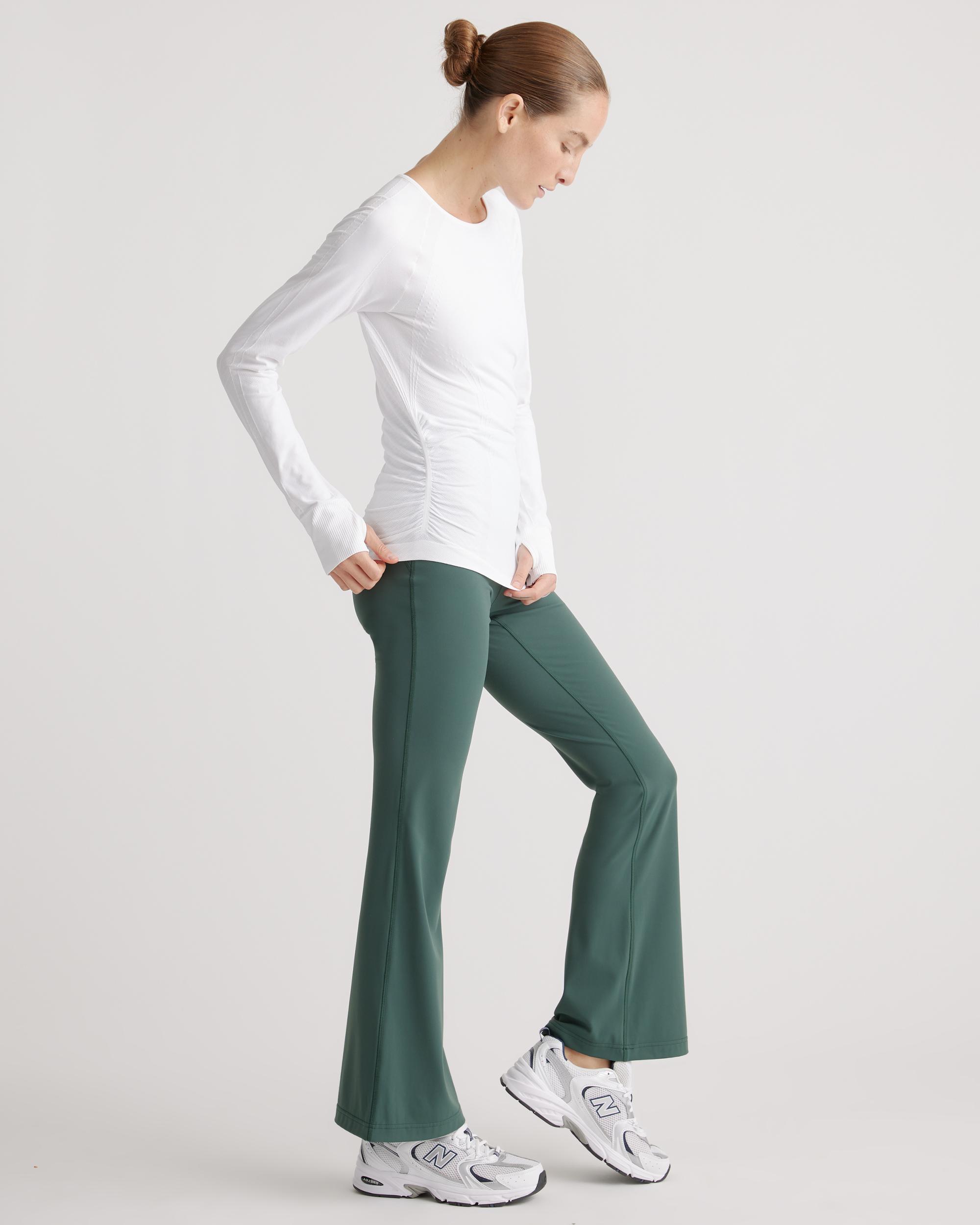 Quince | Women's Seamless Ruched Long Sleeve Top Nylon Product Image