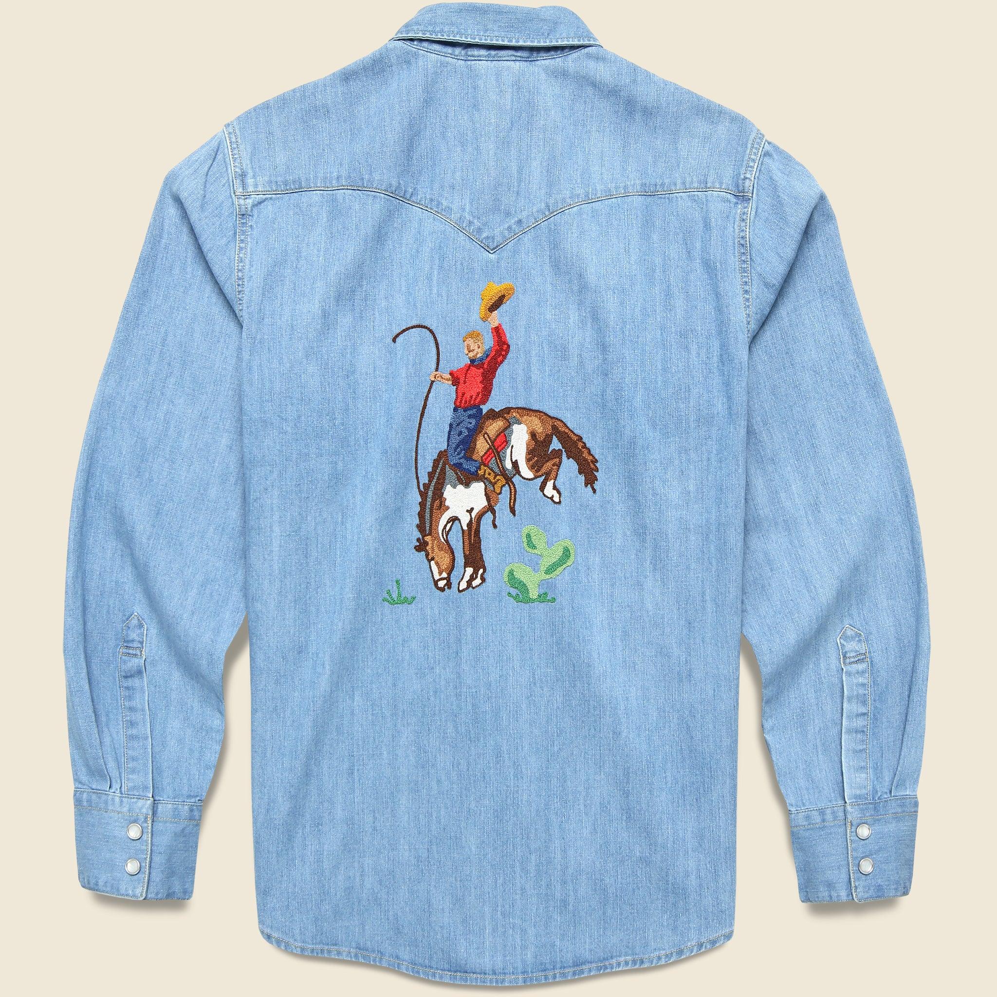 Bucking Bronco Western Shirt Product Image
