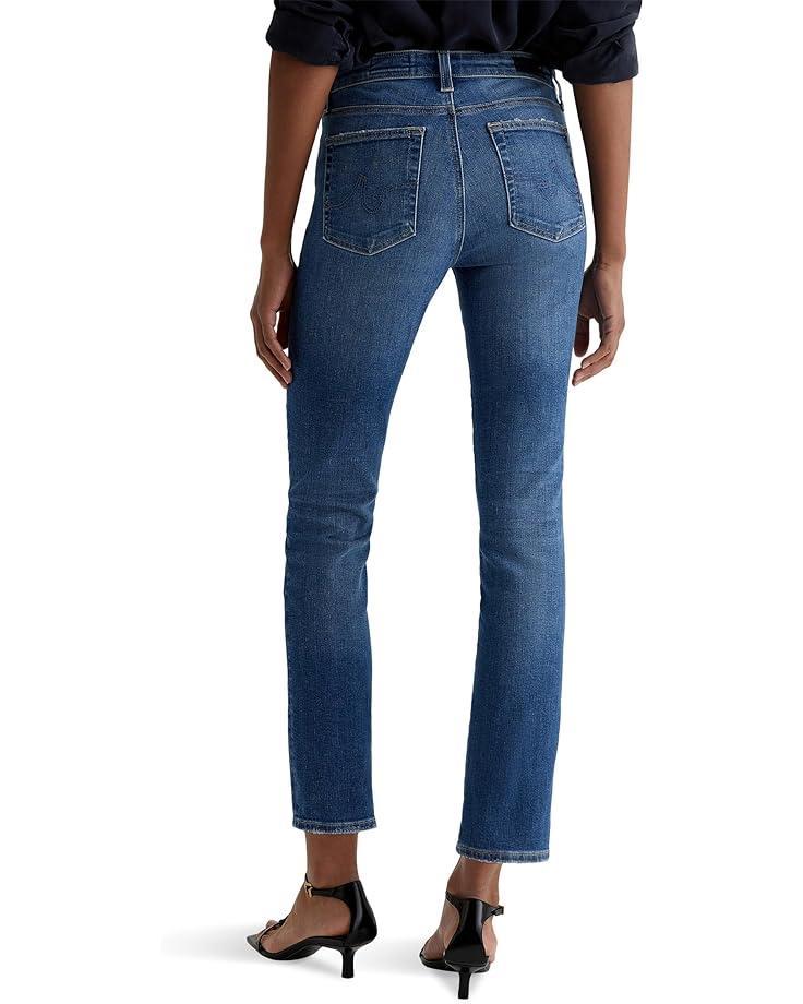 Women's AG Jeans Mari Mid Rise Slim Straight Jeans in Oceanside Product Image