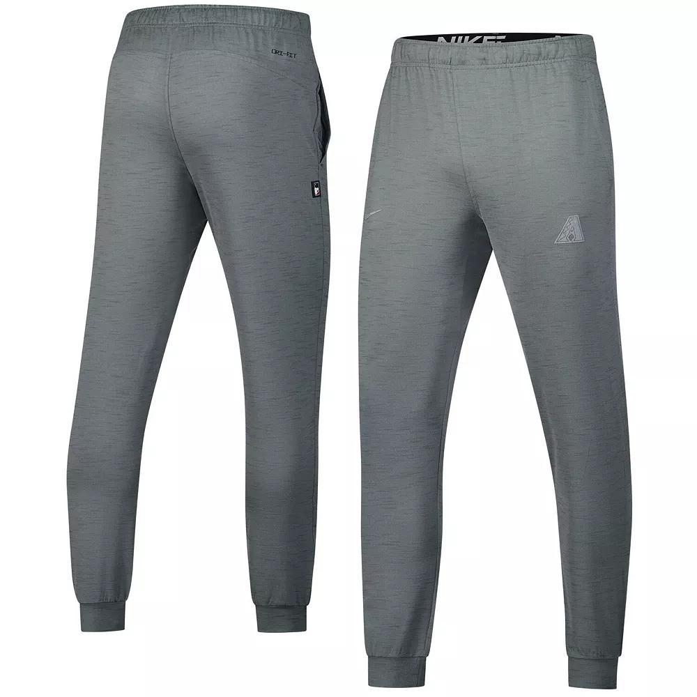 Men's Nike  Heather Gray Arizona Diamondbacks Travel Performance Pants, Size: XL, Grey Product Image