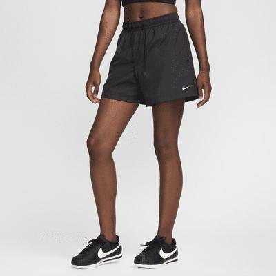 Women's Nike Sportswear Mid-Rise 5-in. Shorts, Size: Large, Black Product Image