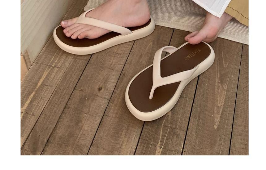 Two Tone Flip-Flops Product Image