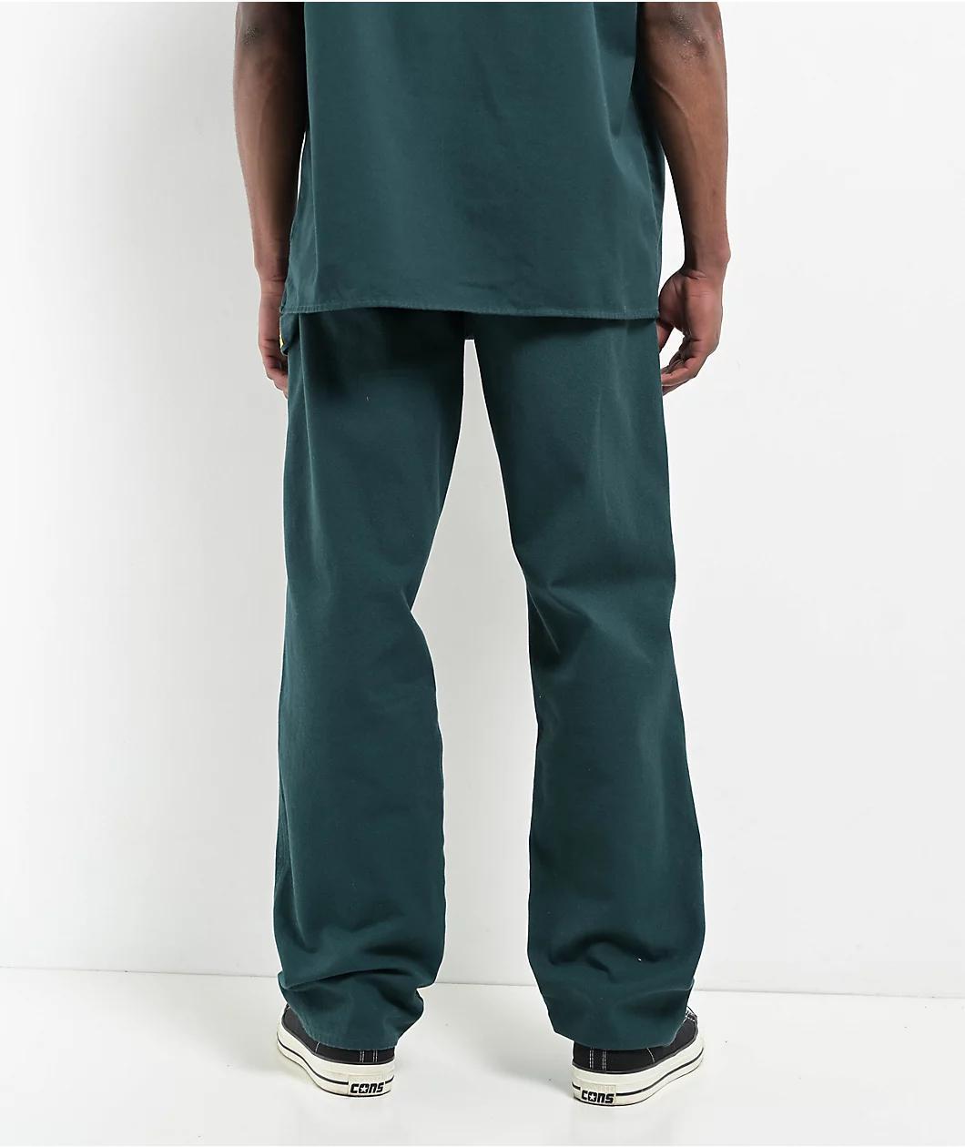 Donut Wrench Double Knee Green Carpenter Jeans Product Image