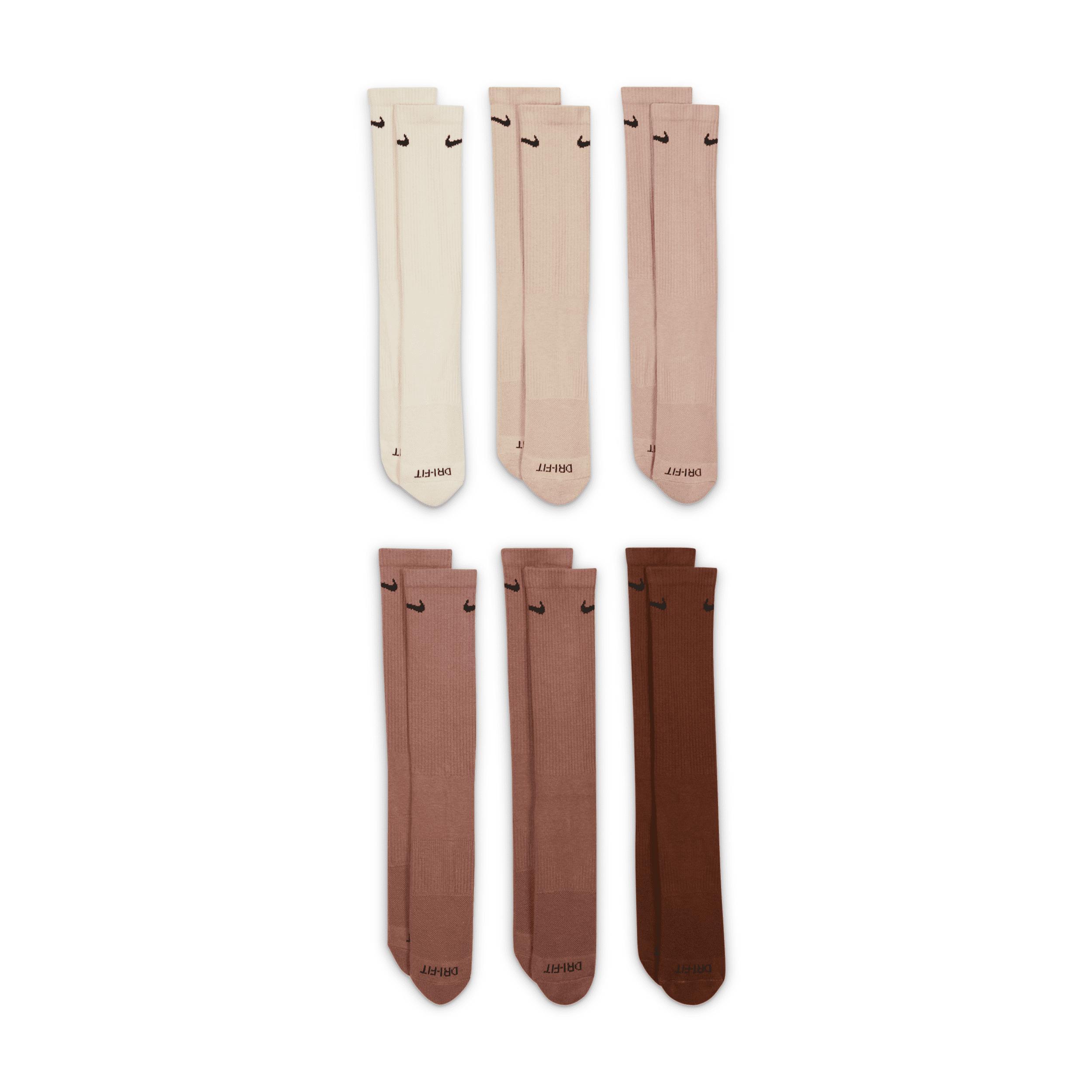 Mens Nike 6-pack Everyday Plus Cushion Crew Training Socks Product Image