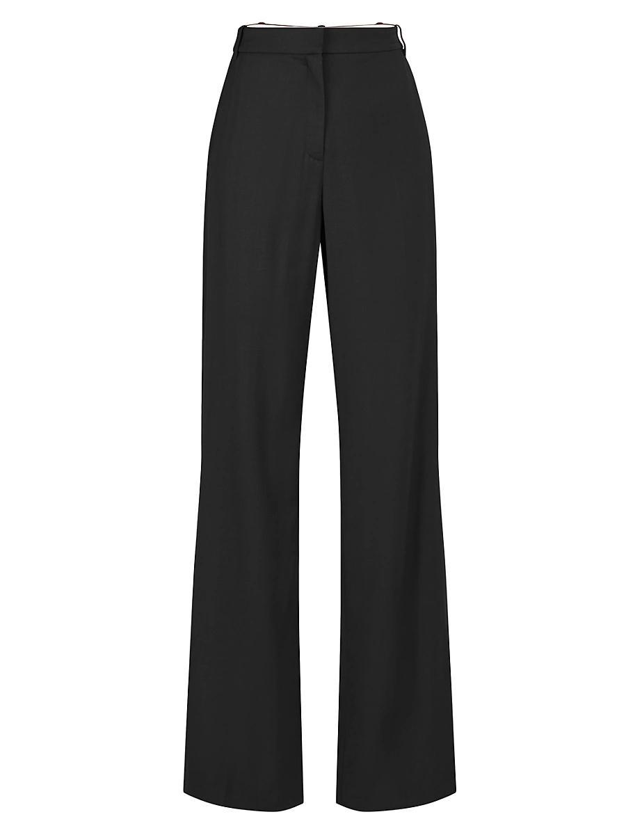 Womens Aubrie High-Rise Wide-Leg Trousers Product Image