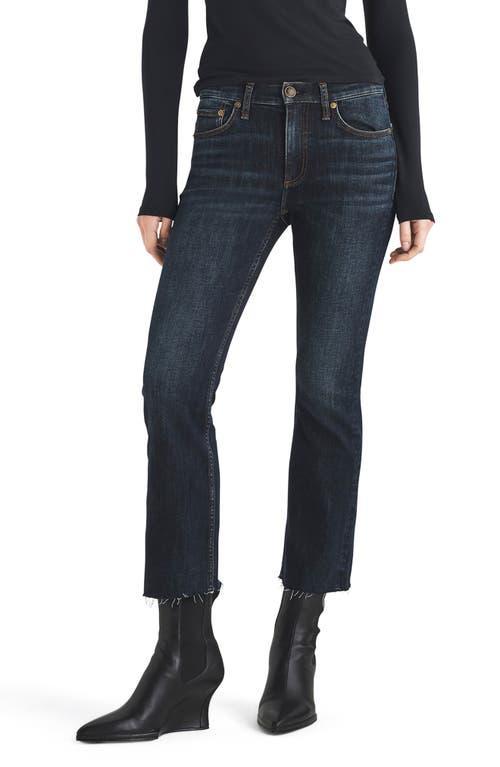rag & bone Peyton High Rise Ankle Bootcut Jeans in Sienna Denim Product Image