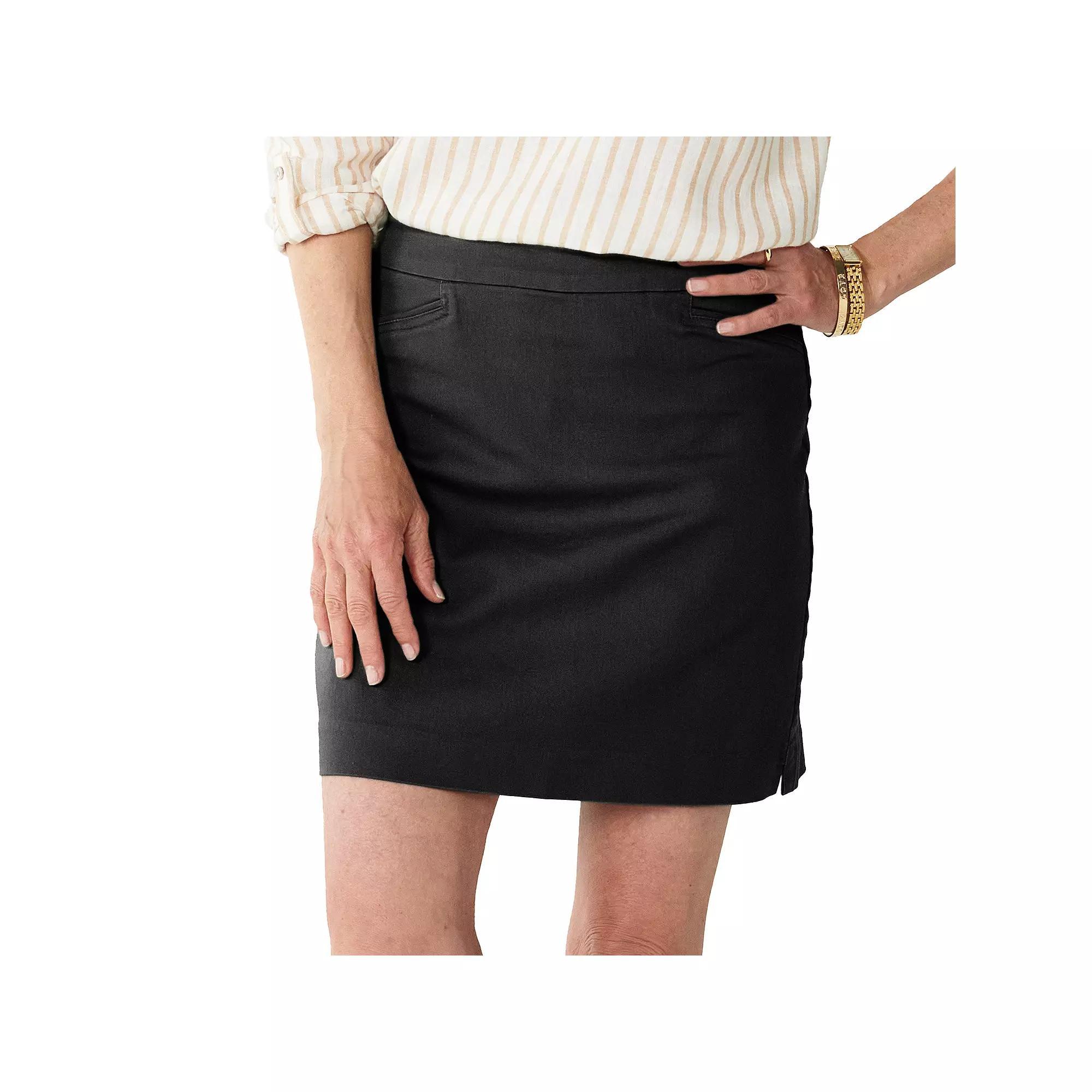 Petite Croft & Barrow Effortless Stretch Skort, Womens Product Image