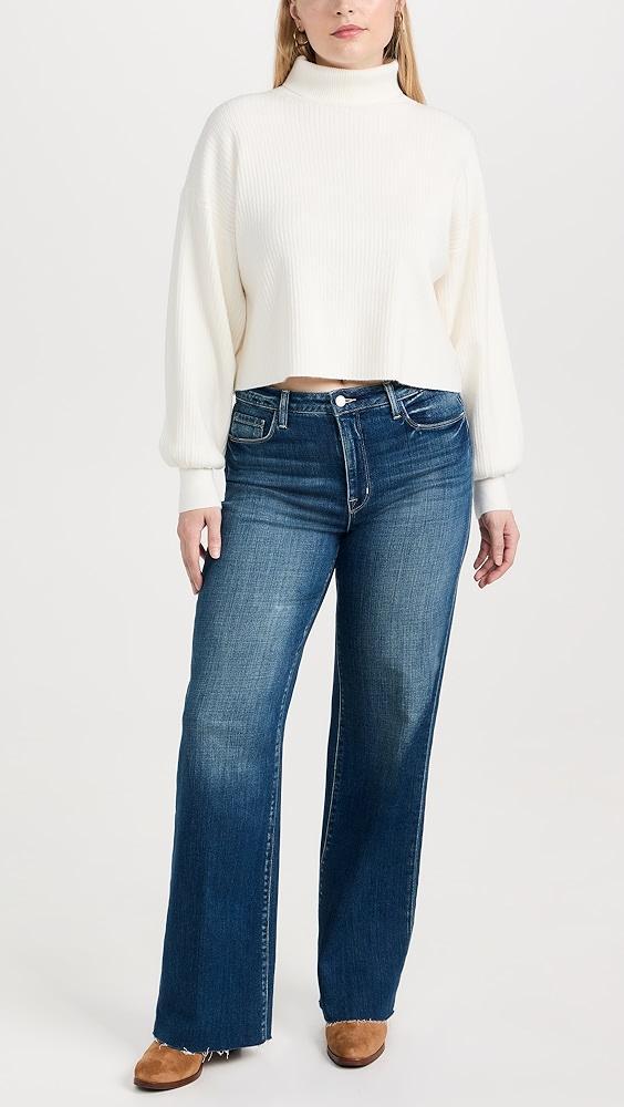 L'AGENCE Scottie High Rise Wide Leg Jeans | Shopbop Product Image