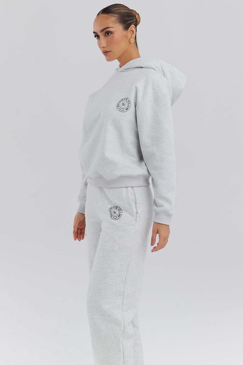 Muse  light grey marl hoodie Product Image