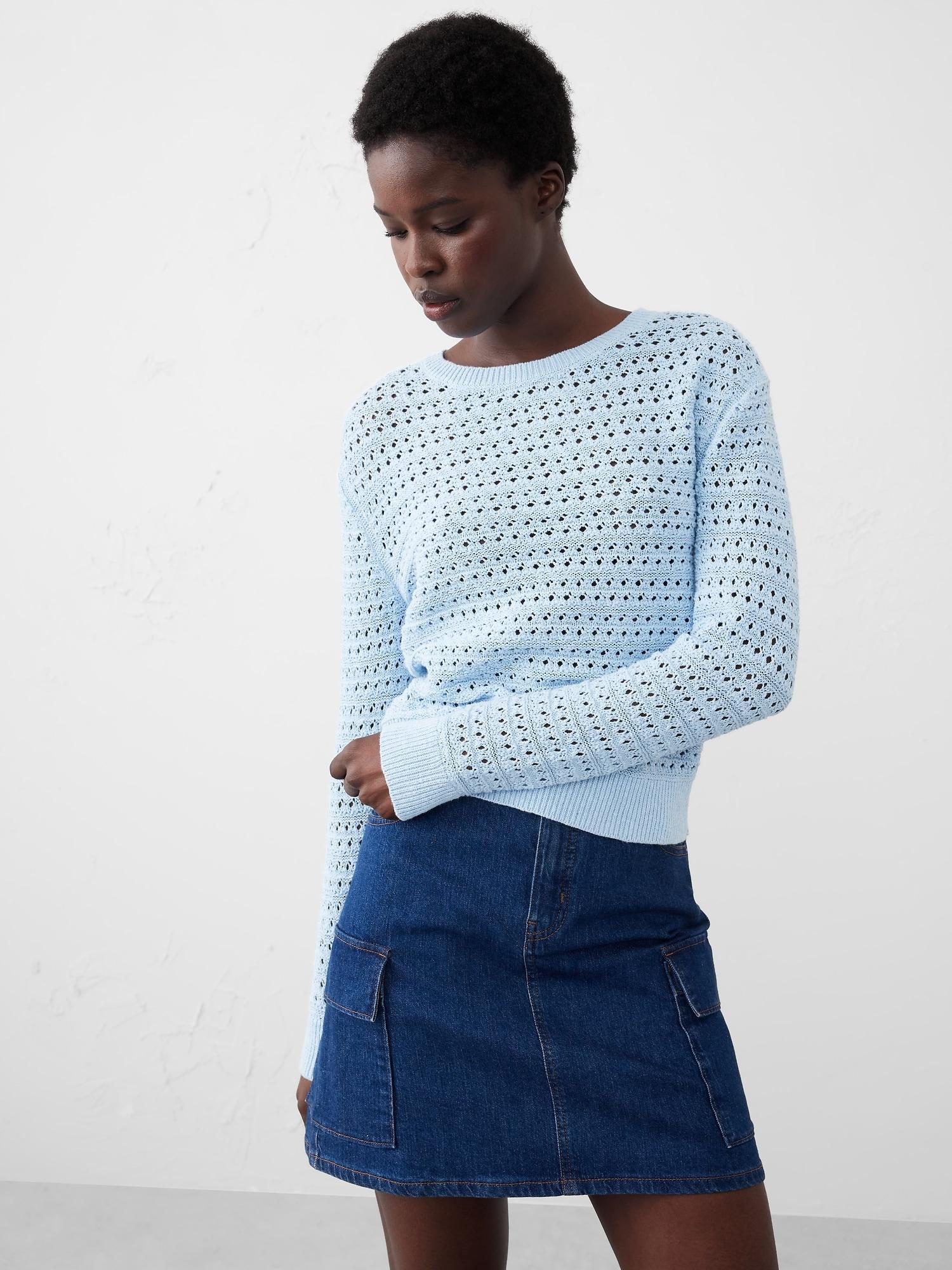 Open Stitch Pullover Sweater Product Image