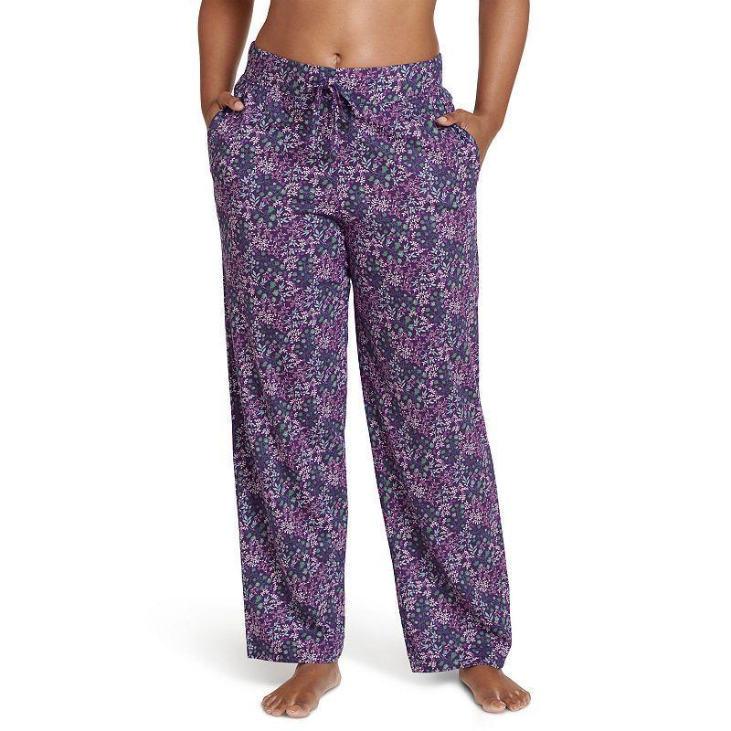 Plus Size Jockey Everyday Essentials Pajama Pants, Womens Grey Gray Product Image