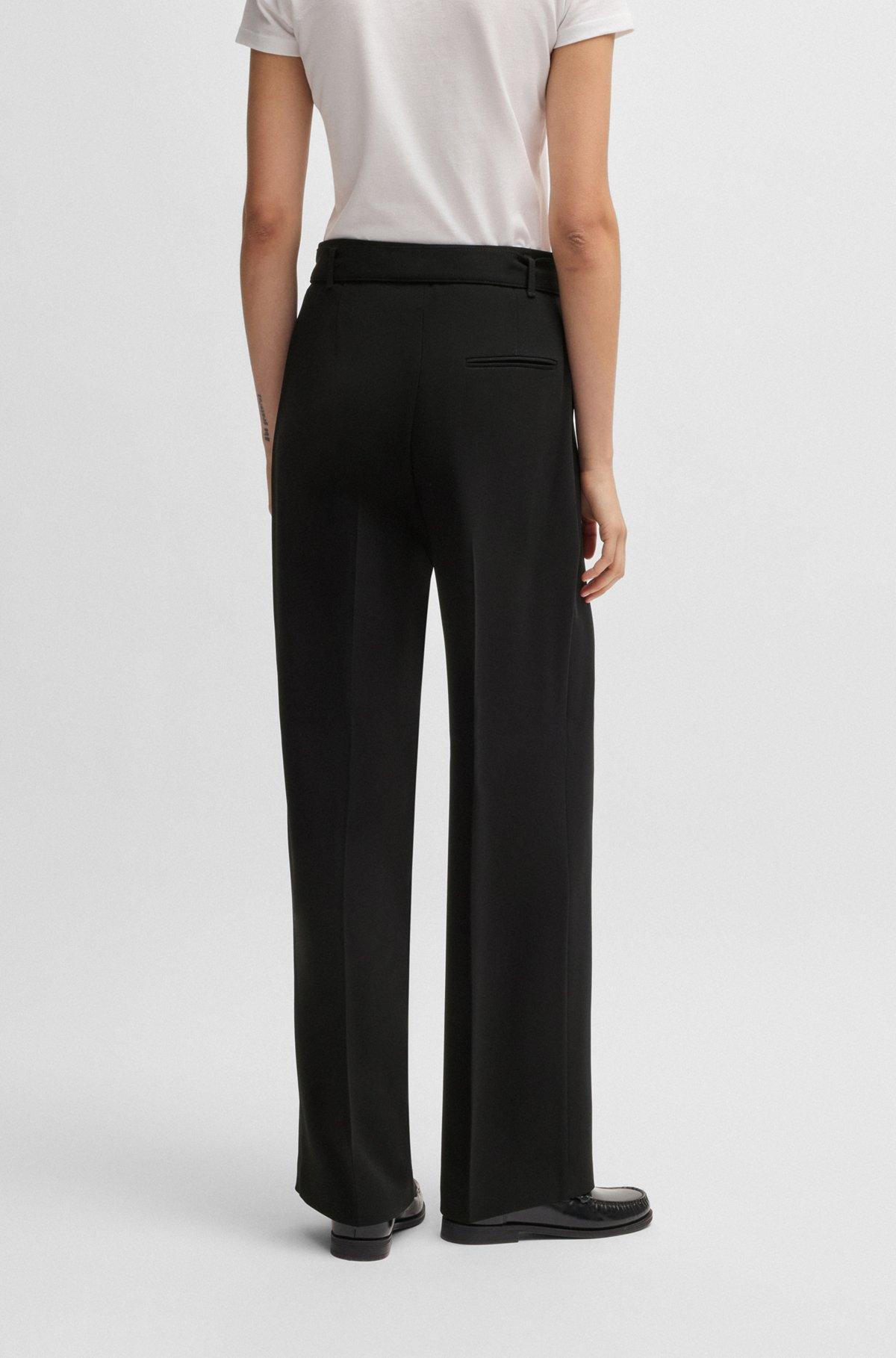 Regular-fit blazer in crease-resistant crepe Product Image