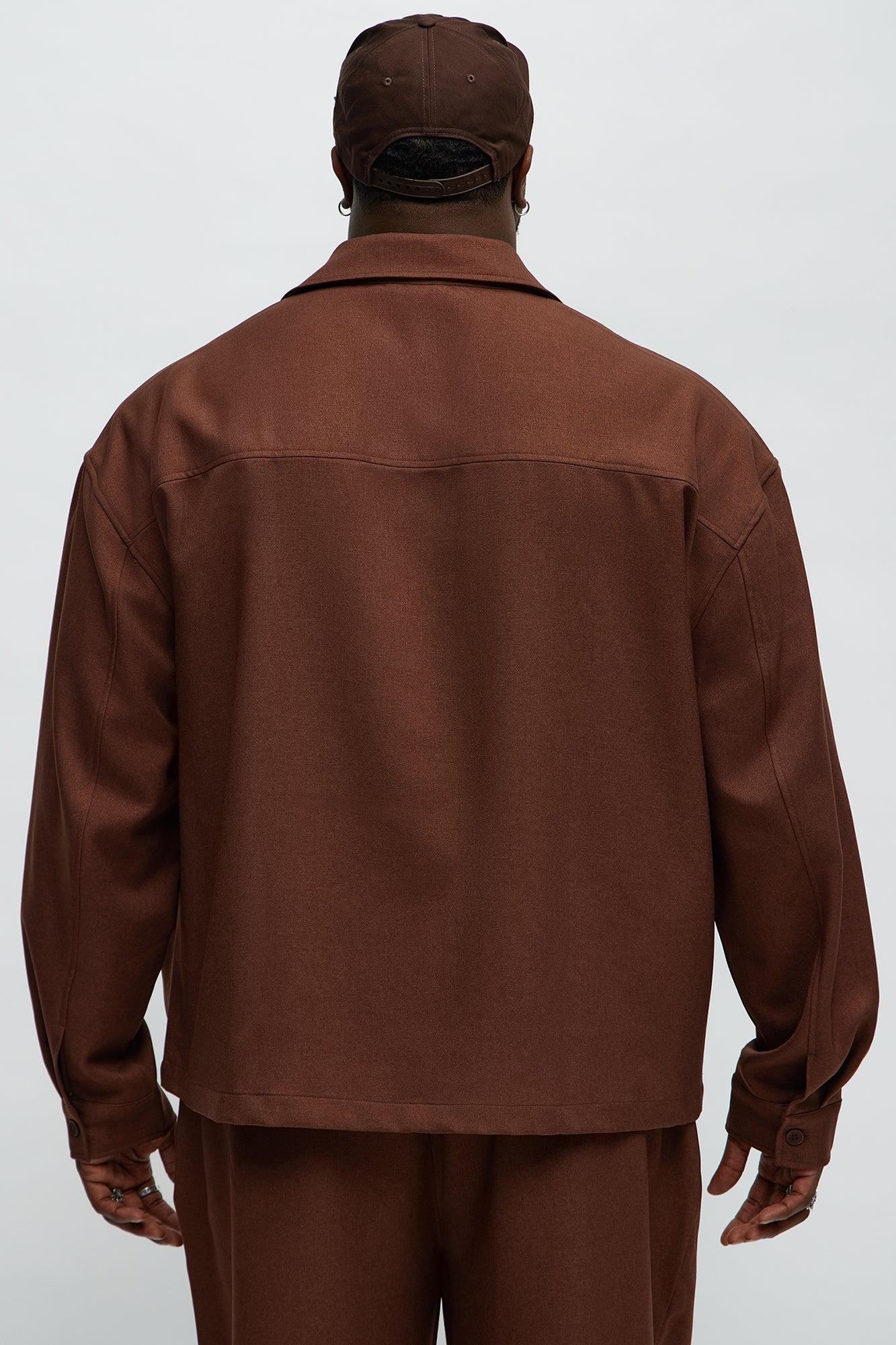 Relaxed Mara Overshirt - Brown Product Image
