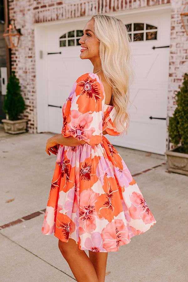 Honolulu Date Night Floral Mini Dress Product Image