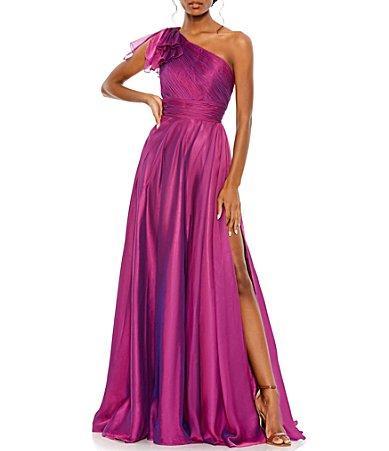 Womens One-Shoulder Gown Product Image