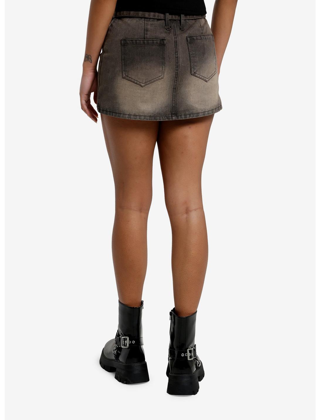 Vintage Wash Denim Skort Product Image