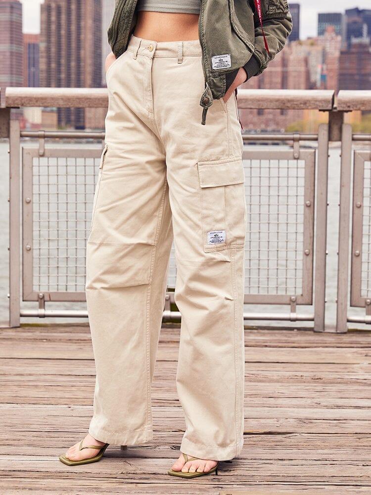 WOMEN'S M-65 CARGO PANT - LIMESTONE (SEASONAL) - LIMESTONE / 27/28 Product Image