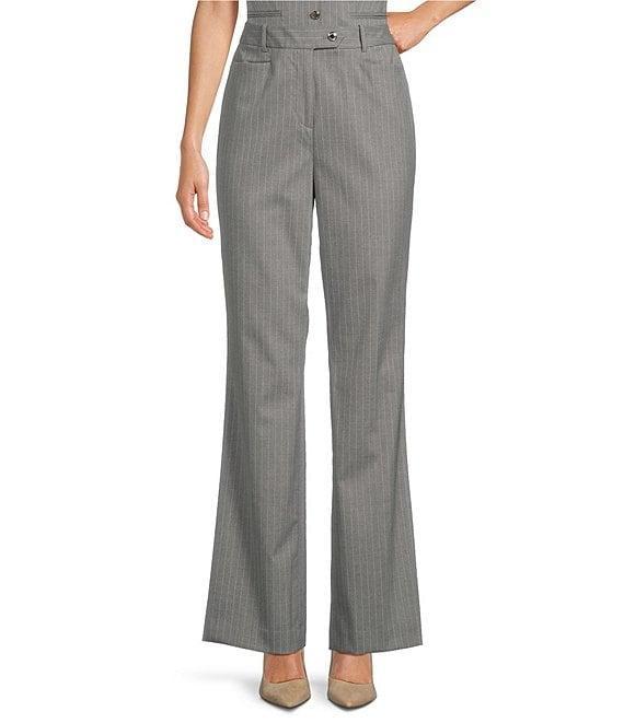 Calvin Klein Pinstripe Modern Fit Straight Leg Pant Product Image