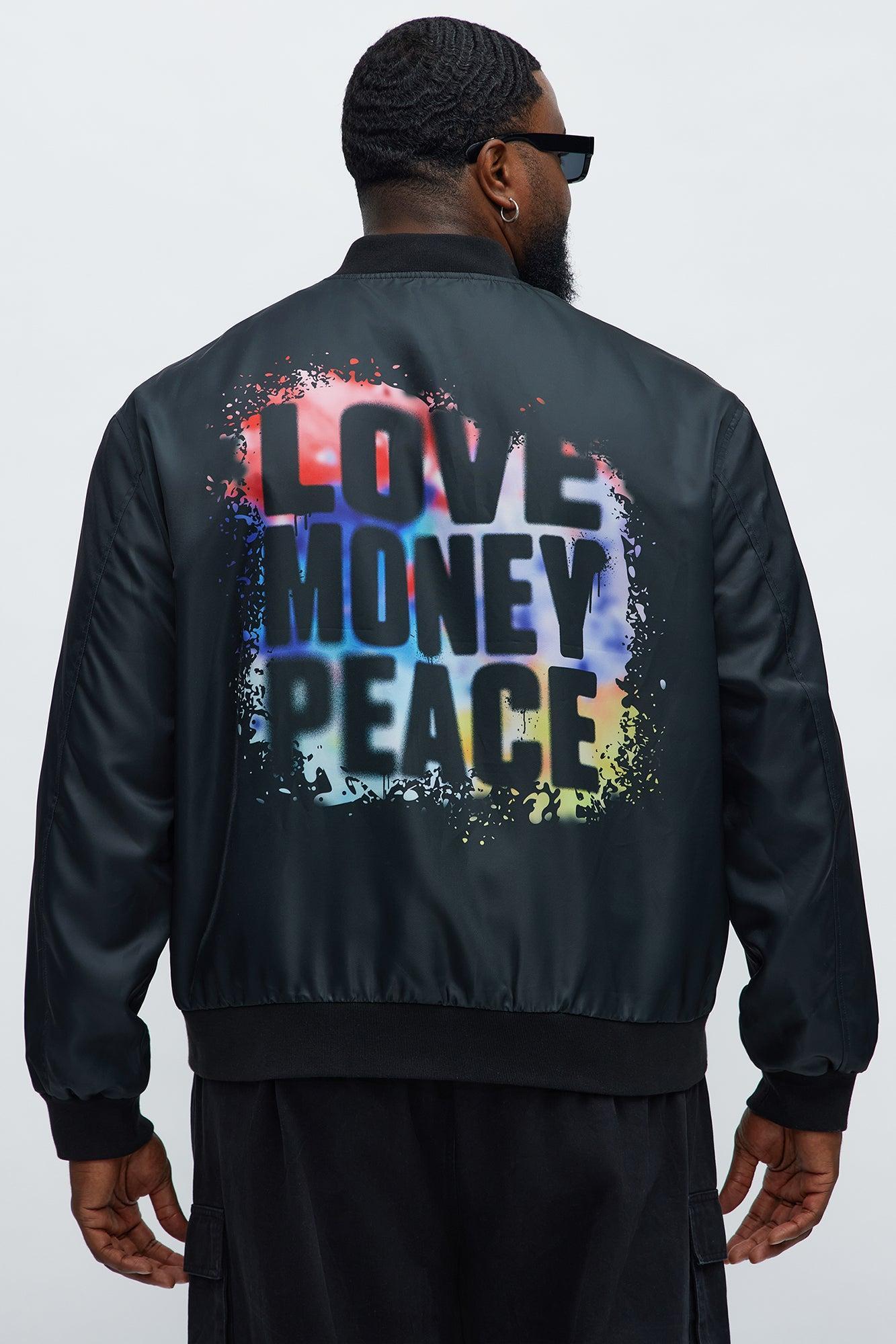 Cropped Urban Bomber Jacket - Black Product Image