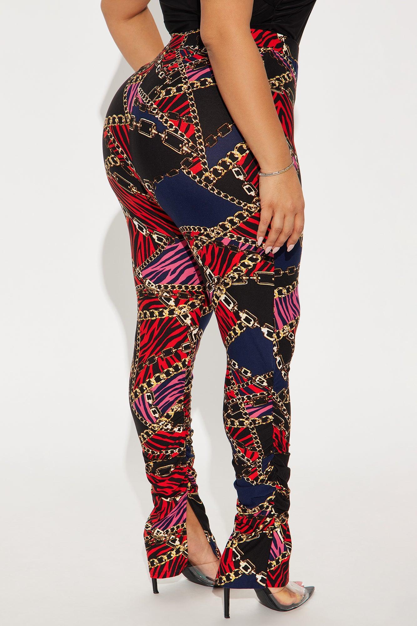 Bree Marie Baroque Stacked Legging - Black/combo Product Image