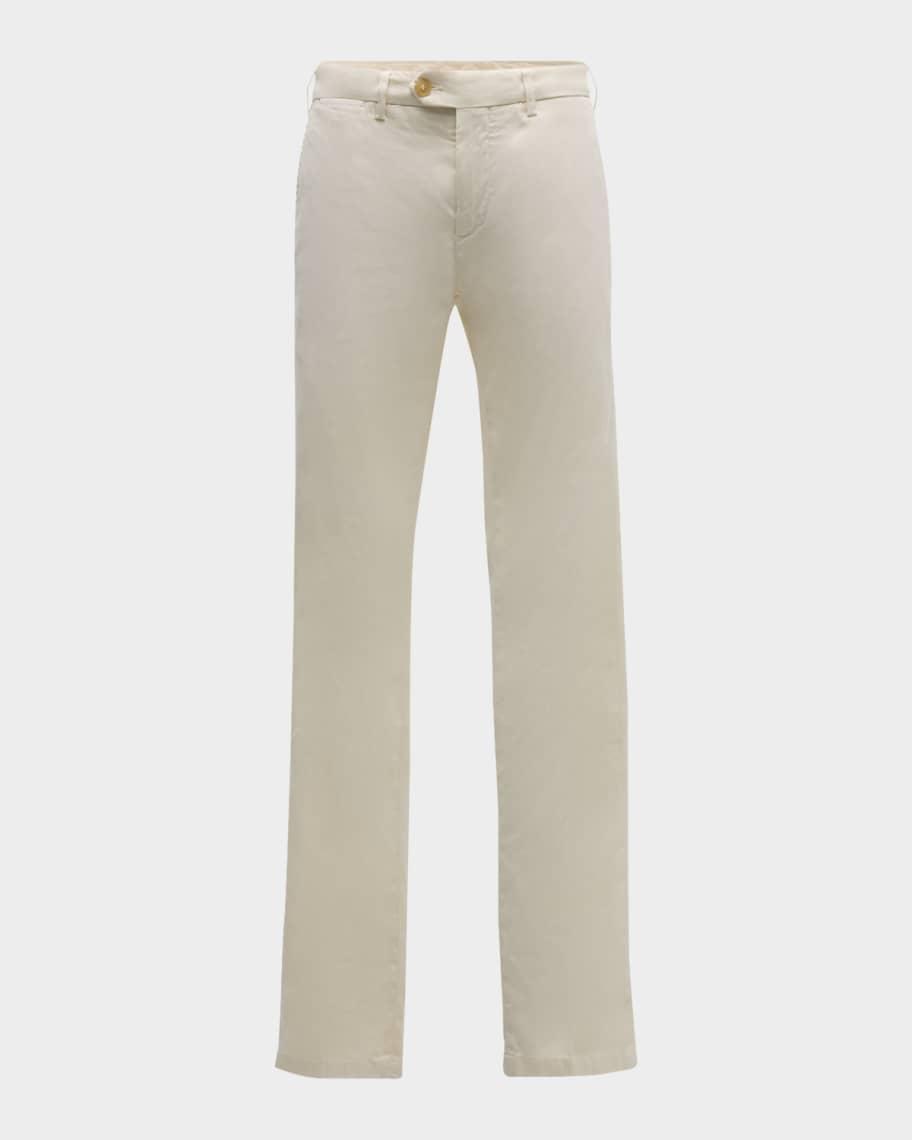 Men's Slim Flat-Front Pants Product Image