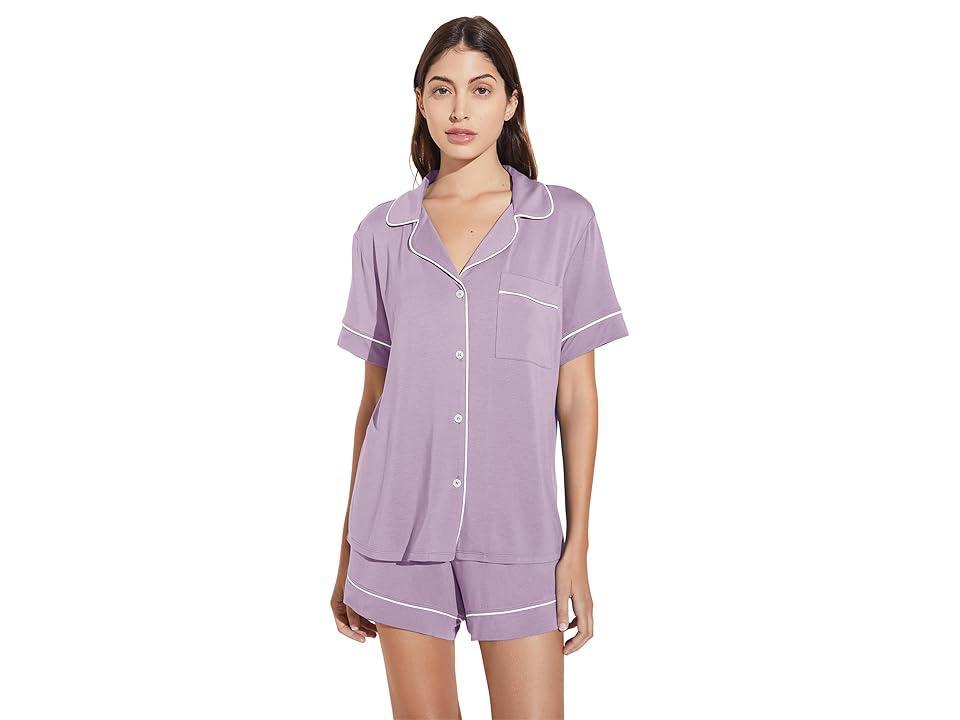 Eberjey Gisele Relaxed Short Sleeve Top & Shorts Product Image
