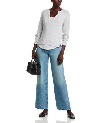 V-neck Layered Sweater Product Image