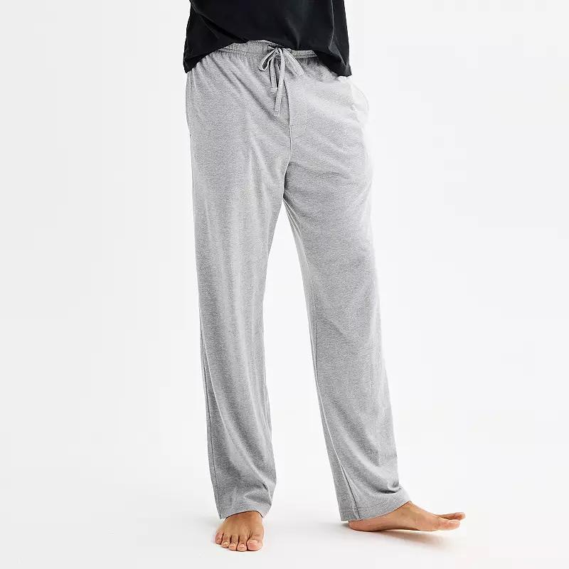 Men's Sonoma Goods For Life® Essential Knit Pajama Pants, Size: Large, Mineral Grey Product Image