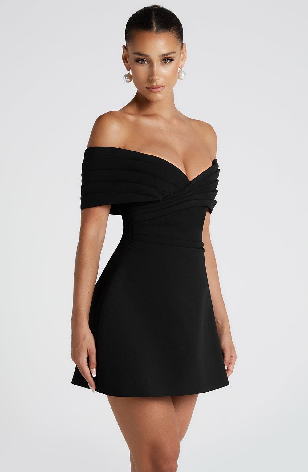 Solana Mini Dress - Black Product Image