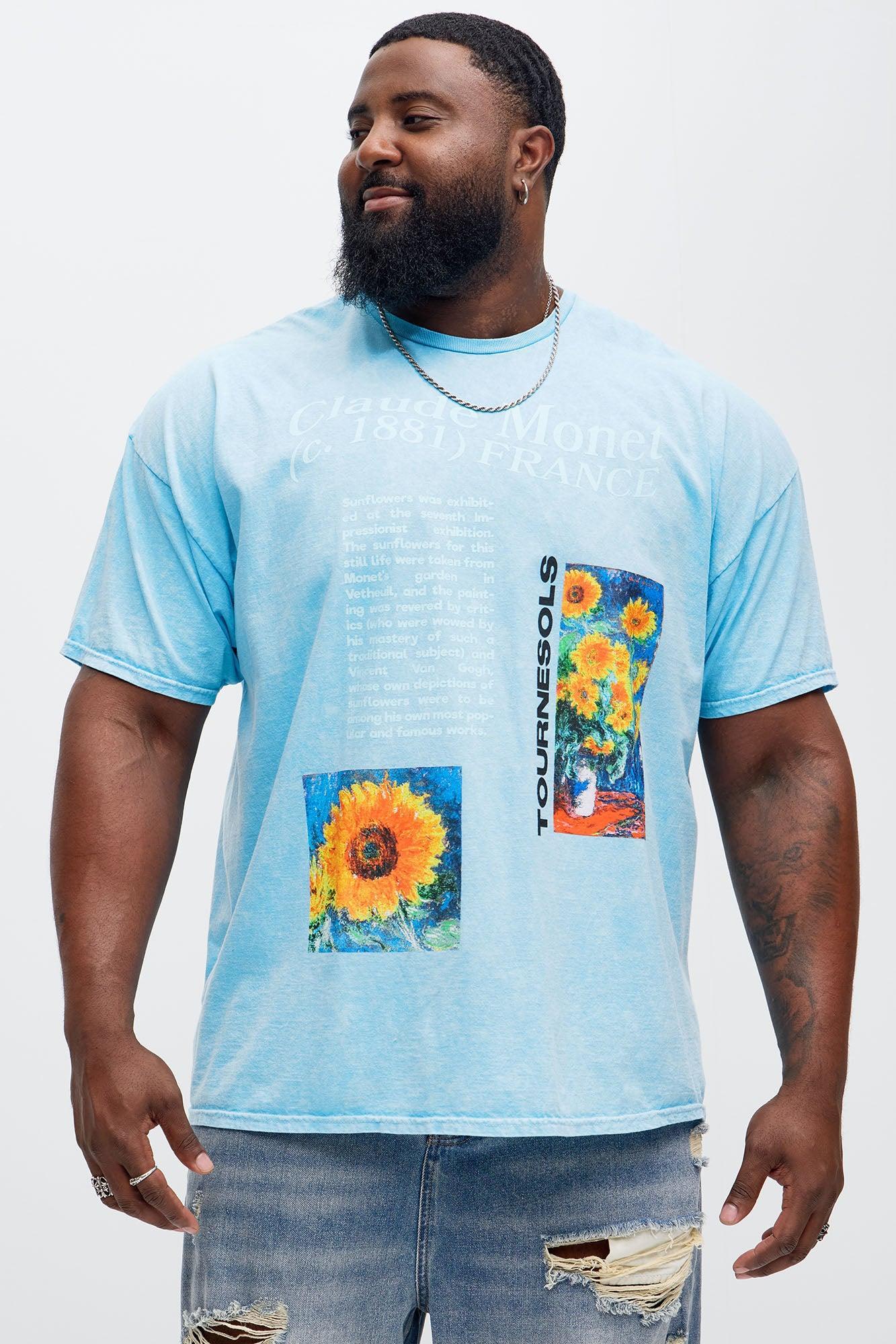 Claude Monet France Short Sleeve Tee - Teal Product Image