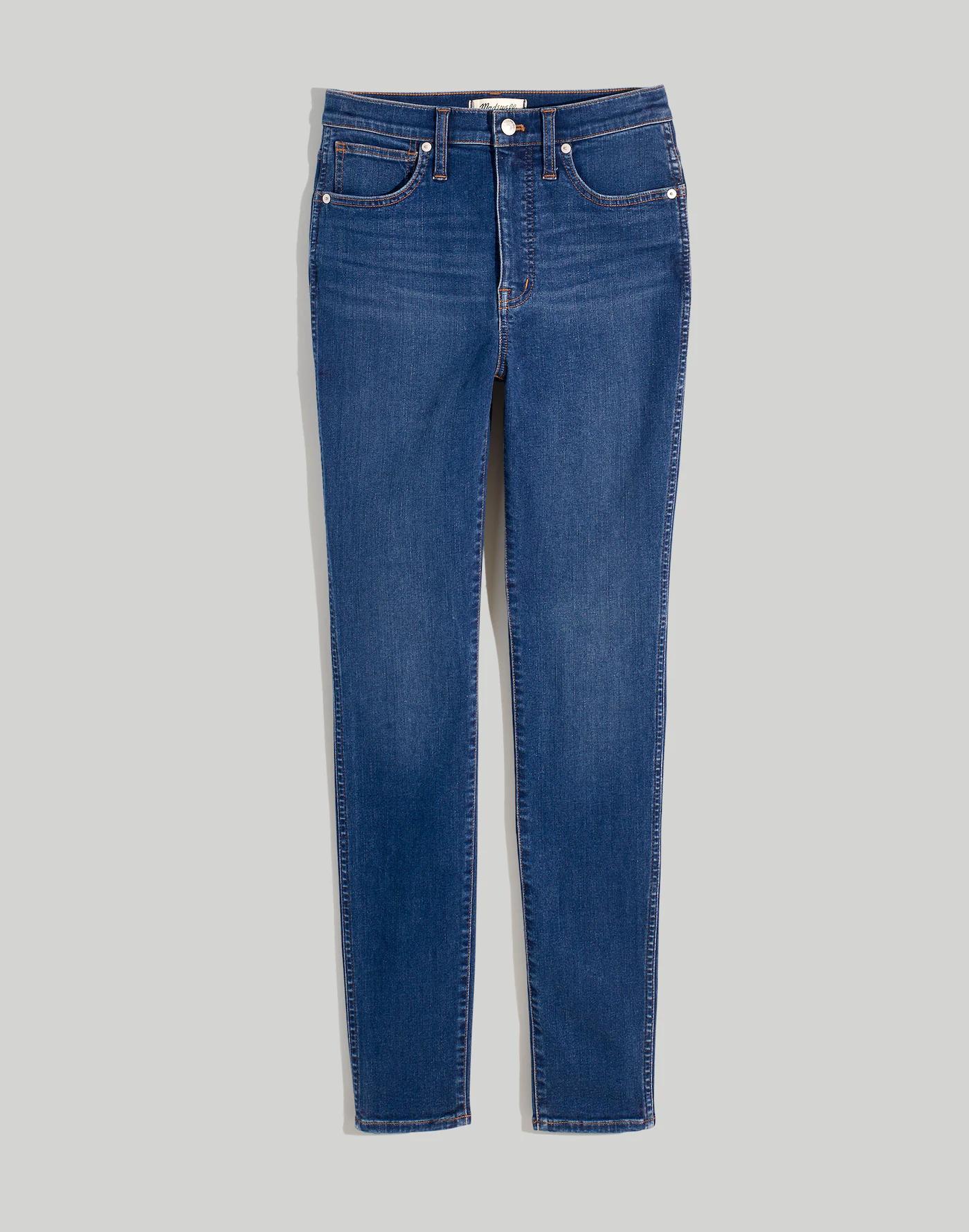 10" High-Rise Skinny Jeans in Coronet Wash Product Image