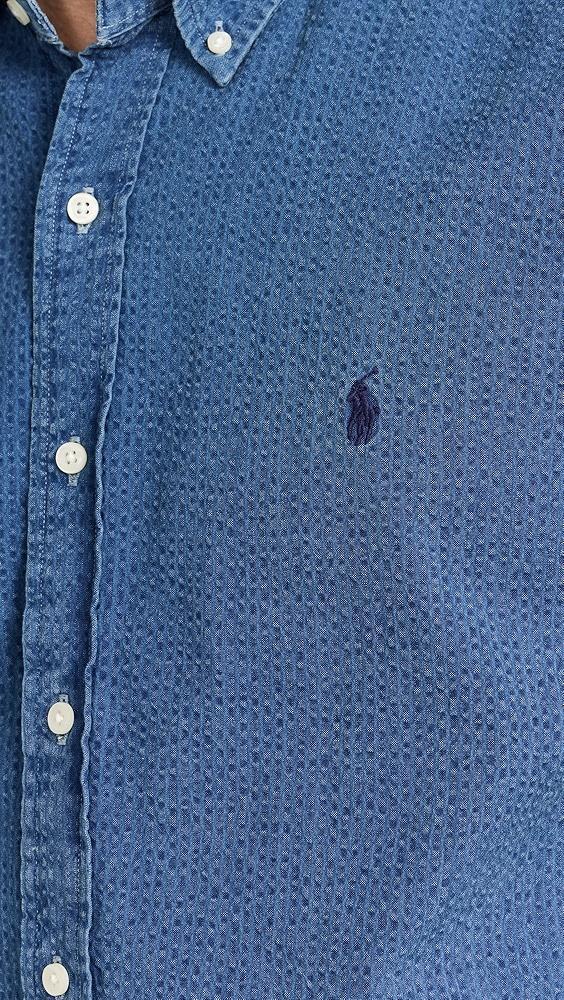 Polo Ralph Lauren Classic Fit Seersucker Shirt | Shopbop Product Image